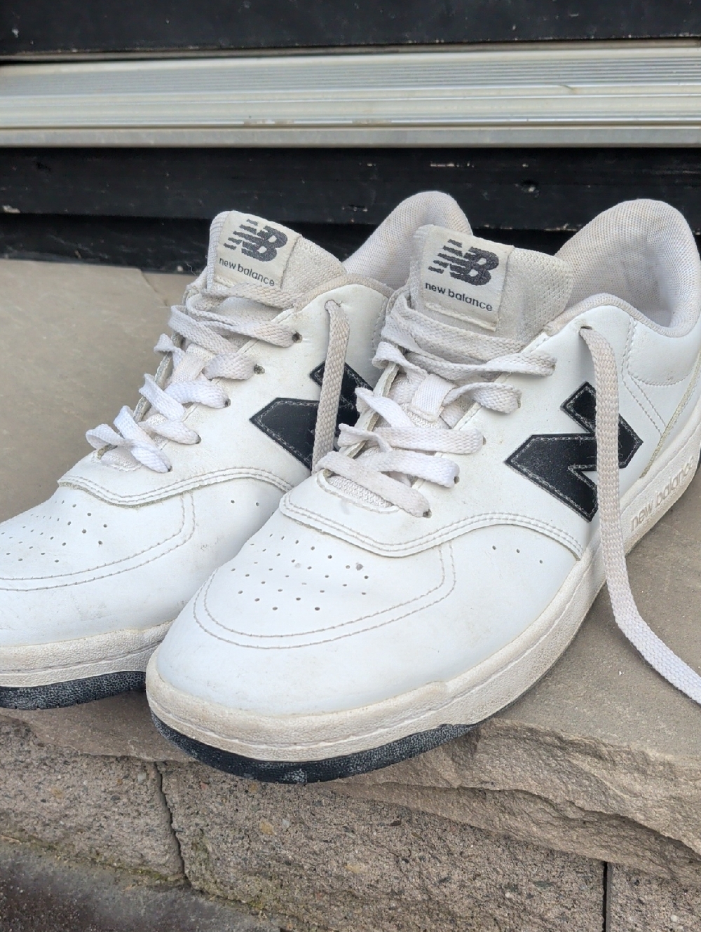 New Balance Men's White Sneakers